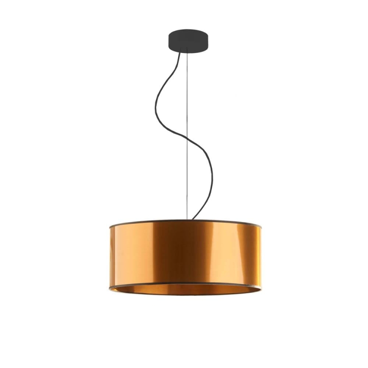Lampa wisząca miedziana loftowa AMY MIRROR 40 cm