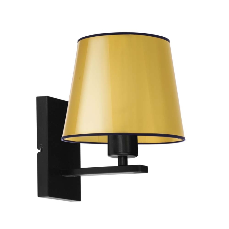 LAMPA ŚCIENNA CZARNY ZŁOTY REBECCA MIRROR