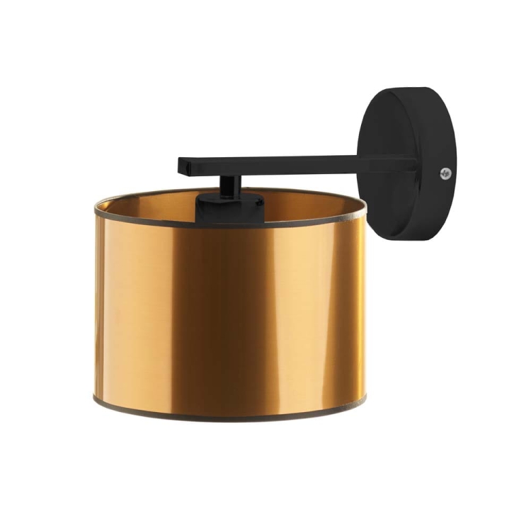 Czarno miedziany kinkiet do sypialni w stylu loft PATTY MIRROR