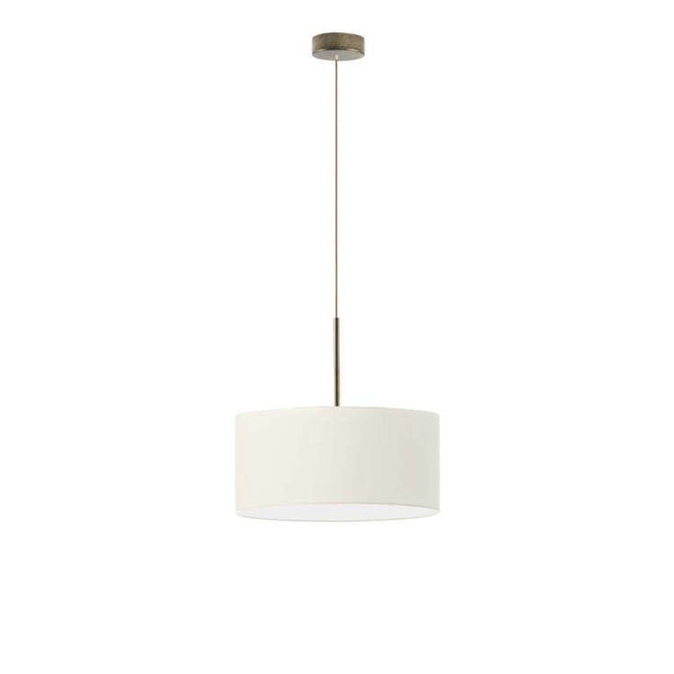 Lampa wisząca ecru 30 cm OLIVIA nowoczesny żyrandol regulowany