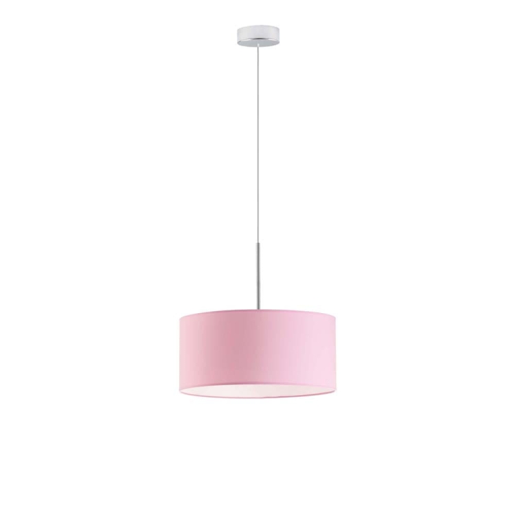 Różowa lampa wisząca do pokoju dziewczynki różowa OLIVIA 30 cm mix kolorów E27