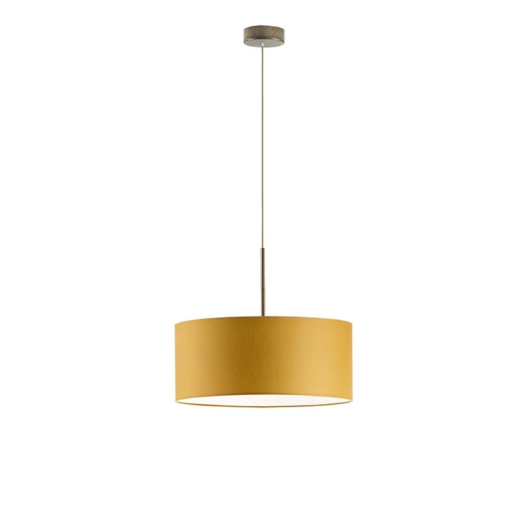 Lampa wisząca musztardowa 40 cm OLIVIA 1-5xE27 60W nowoczesny żyrandol regulowany