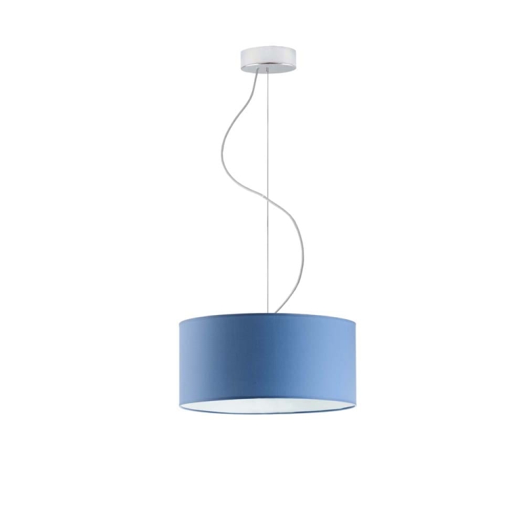 Designerski żyrandol dziecięcy 30 cm AMY błękitny/niebieski E27