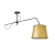Lampa sufitowa złota BROOK MIRROR