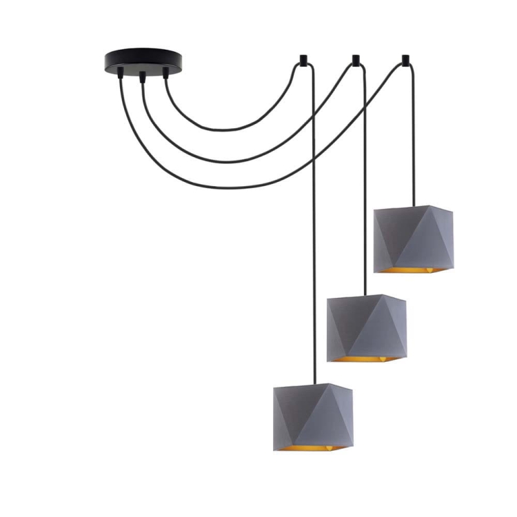 Lampa wisząca sufitowa pająk DOLORES D3