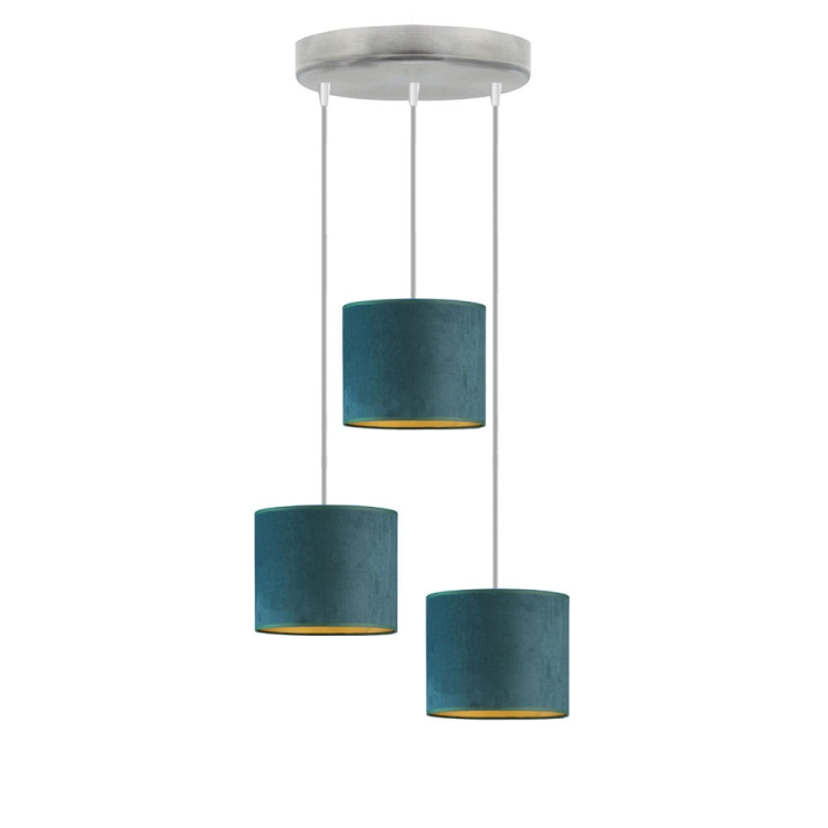Lampa wisząca ROYAL VELUR 3xE27 welurowa
