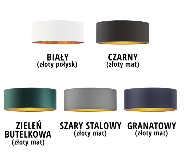 ZESTAWIENIE ABAŻURÓW