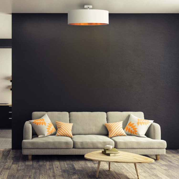 Plafon IP44 BELLA GOLD okrągły 60 cm