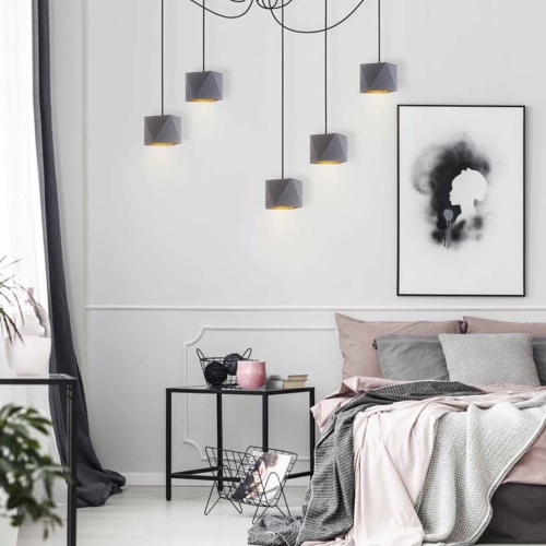 Lampa wisząca pająk design DOLORES GOLD D5