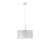Lampa wisząca jasny szary abażur walec 30 cm regulowany żyrandol led OLIVIA