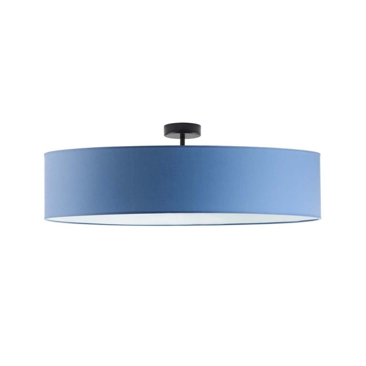 Niebieski plafon do pokoju dziecka LINDA 3-5xE27 designerski żyrandol led 60W