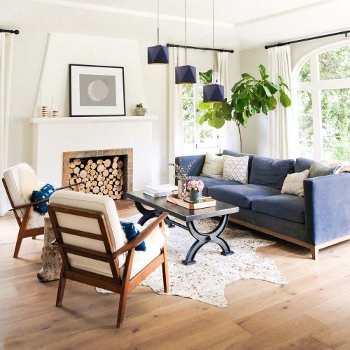 Lampa wisząca w stylu prowansalskim 3-płomienna ERICA GOLD