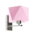 Kinkiet młodzieżowy z różowym abażurem ROXANNE