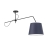 Lampa sufitowa regulowana 1xE27 BROOK abażur stożek granatowy 60W