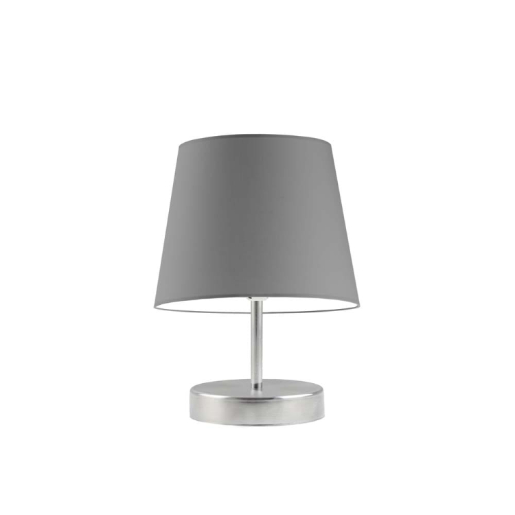 Mała lampa stołowa abażur stożek E27