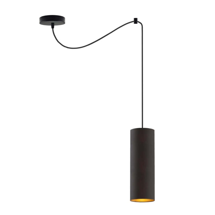 Czarna lampa pająk KAYA T1 GOLD