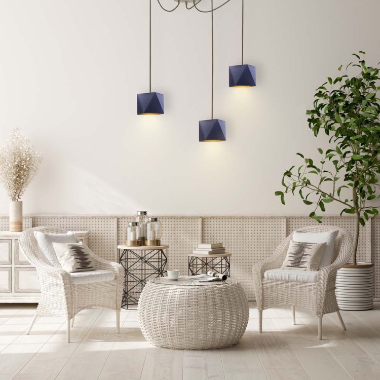 Lampa sufitowa wisząca czarna 3 ramienna pająk xxl DOLORES D3