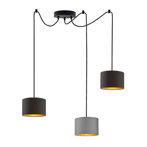 Lampa wisząca 3xE27 trójpłomienny żyrandol pająk ALLISON W3