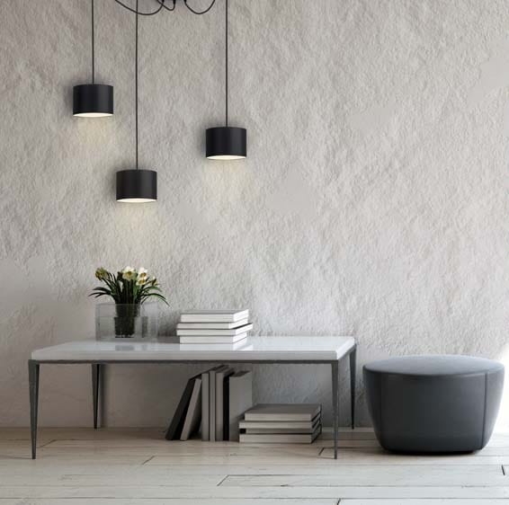 Lampa wisząca pająk 3 punktowa regulowana czarna ALLISON W3