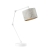 Lampka nocna biało - złota z efektem marmuru ILIANA MARBLE