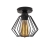 Czarny plafon sufitowy mały MARIANA LOFT lampa sufitowa loftowa