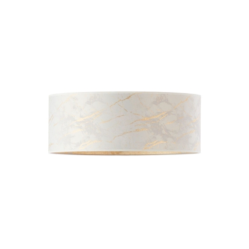 Biała lampa sufitowa plafon 50 cm JENIS MARBLE
