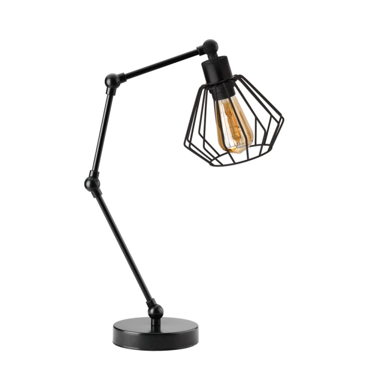 Lampka nocna do sypialni NICOL LOFT regulacja kąta padania światła loftowa