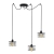 Lampy wiszące 3-punktowe GAJA LOFT lampa pająk 3xE27 loftowa