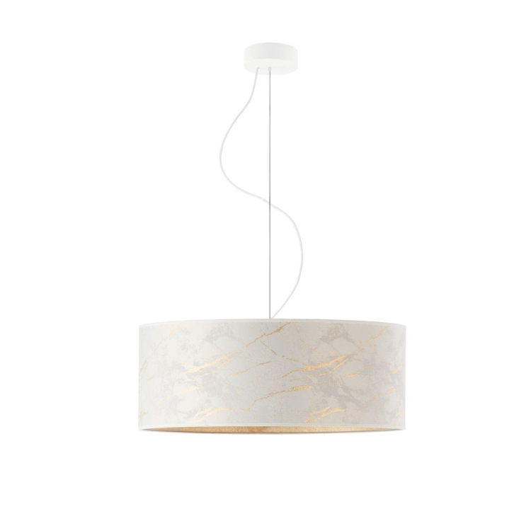Nowoczesny żyrandol do salonu regulowany 50 cm AMY MARBLE