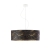 Designerska lampa wisząca sufitowa czarna do salonu nowoczesna 60 cm OLIVIA MARBLE