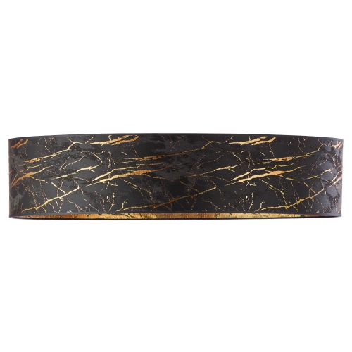 Czarna lampa sufitowa 100 cm żyrandol do sypialni OLIVIA MARBLE