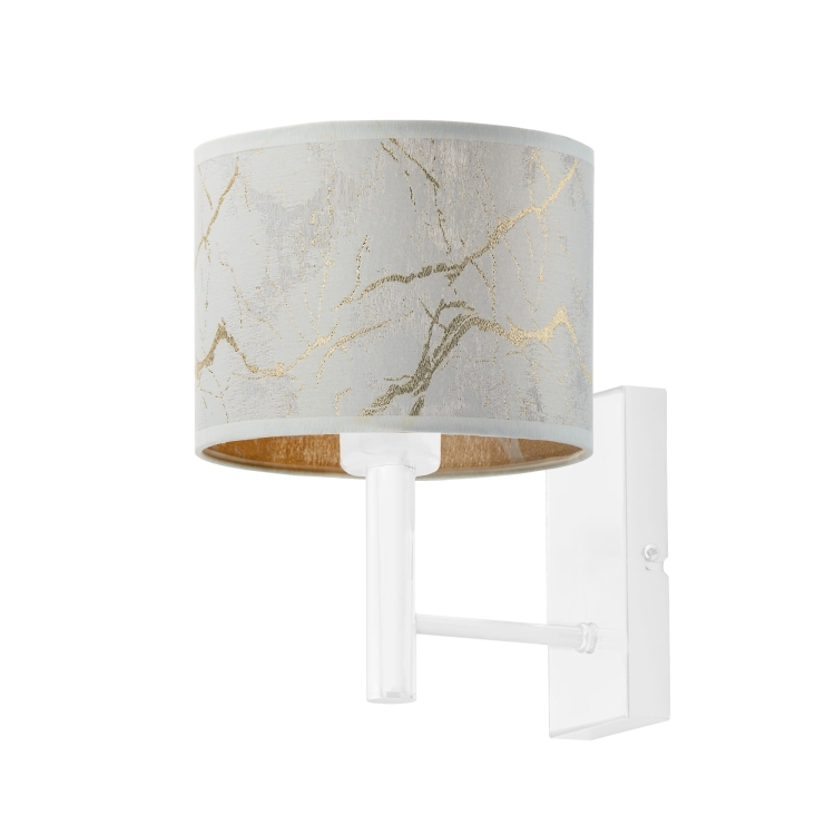 Kinkiet ścienny do salonu NIKKI MARBLE nowoczesny kinkiet do sypiali