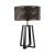 Lampa stołowa duża do salonu LARISSA MARBLE E27 1xE27