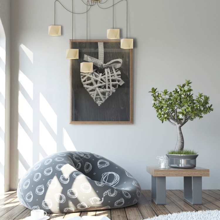 Żyrandol pająk do salonu regulowany DOLORES D3