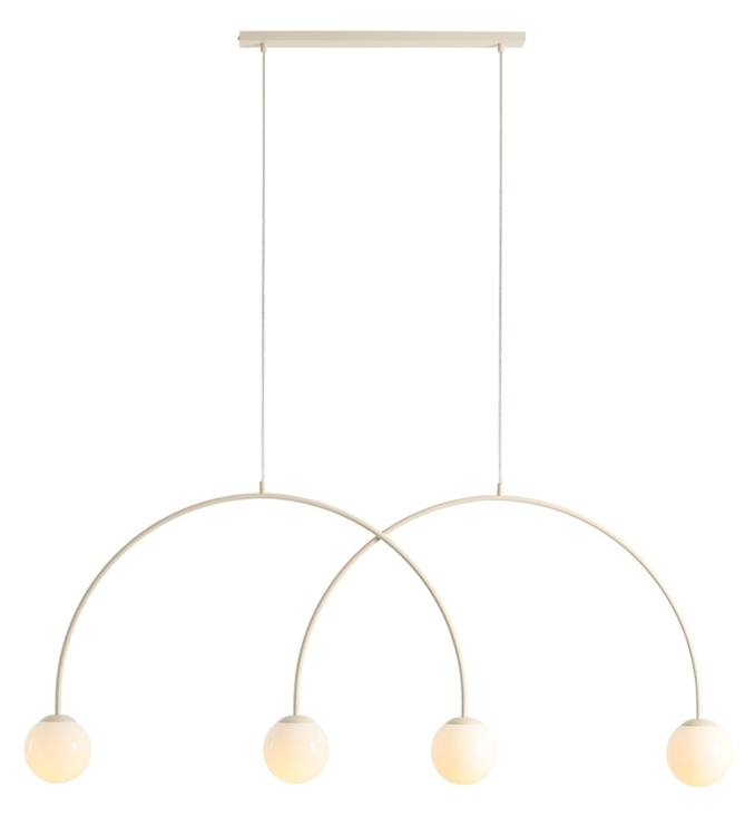 łukowa lampa wisząca