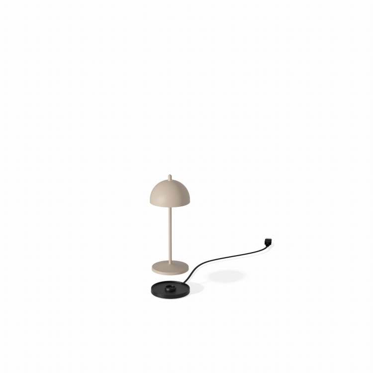 Lampa z akumulatorem FIORE MICRO Piaskowy matowy.jpg
