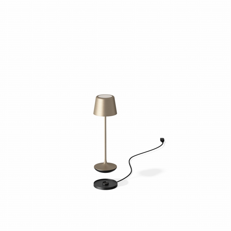 Lampka bezprzewodowa LUNA MICRO szczotkowany mosiądz.jpg