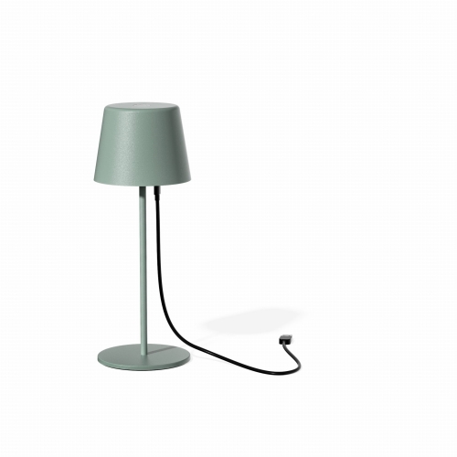 Lampka bezprzewodowa PAOLA 300 zielono-szary mat.jpg