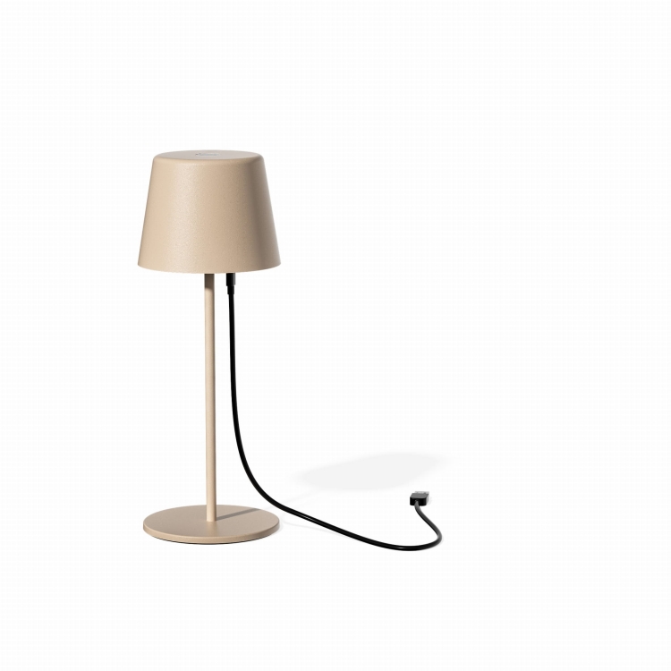 Lampka przenośna LED PAOLA 300 piaskowy mat.jpg