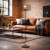 Nowoczesna lampa podłogowa w stylu industrialnym z metalową konstrukcją i ozdobną spiralą. Idealna do loftowych wnętrz salonu, łączy minimalistyczny design z funkcjonalnym oświetleniem, tworząc przytulny klimat i wyjątkowy charakter przestrzeni.