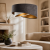 Lampa wisząca LUNAR to nowoczesna lampa welurowa z designerskim, asymetrycznym abażurem. Dostępna w 5 kolorach oraz z możliwością wyboru wnętrza abażura: białego, srebrnego lub złotego. Idealna do salonu, sypialni i jadalni.