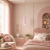 Lampa podłogowa KIM to nowoczesne oświetlenie do pokoju dziewczynki w stylu soft minimalism. Różowy abażur, smukła forma i ciepłe światło tworzą przytulną atmosferę. Polski produkt premium kompatybilny z żarówkami LED.