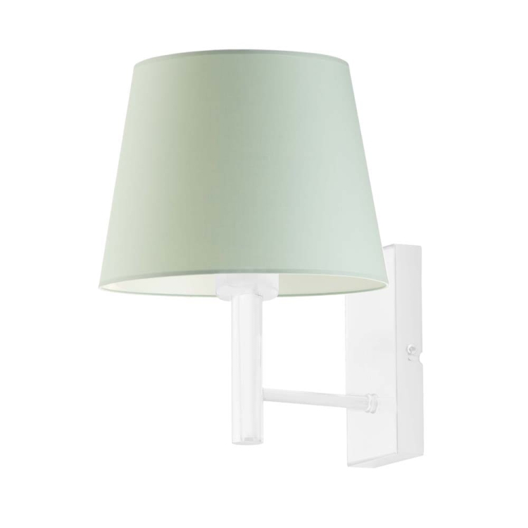 Lampa ścienna dla dzieci WILMA biało-miętowy