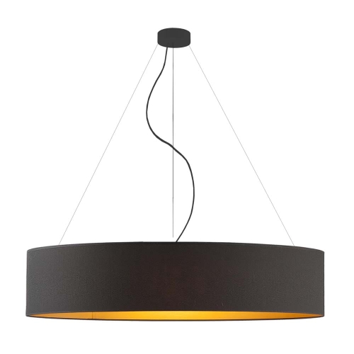 Lampa wisząca czarna 100 cm FEDERICA GOLD