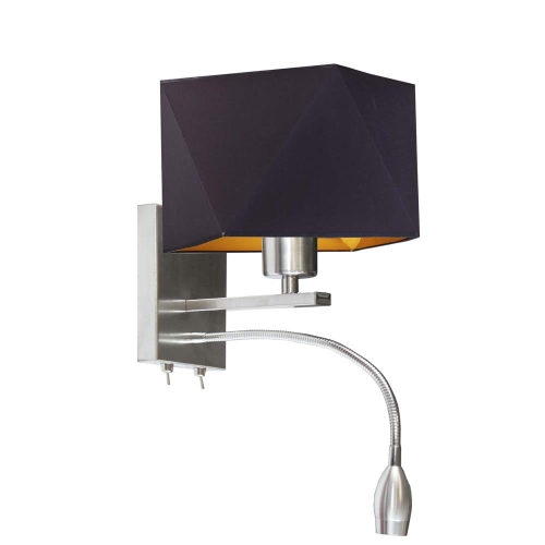 Współczesny kinkiet zewnętrzny led ALEXANDRA GOLD