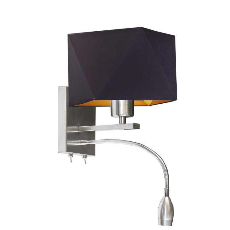 Współczesny kinkiet zewnętrzny led ALEXANDRA GOLD