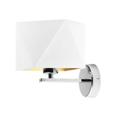 Biały kinkiet do sypialni VALERIE