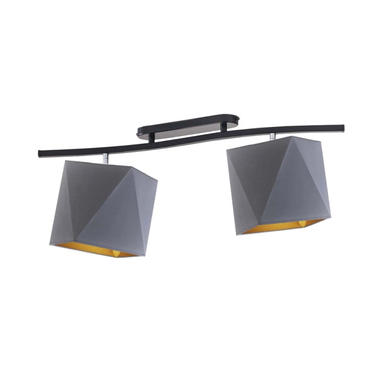 Plafon z regulacją 2xE27 2-płomienny EDITH GOLD