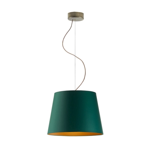 Lampa wisząca zieleń butelkowa regulowana nowoczesna E27 60W