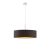 Czarna lampa wisząca do salonu ze złotym wnętrzem 60 cm OLIVIA GOLD